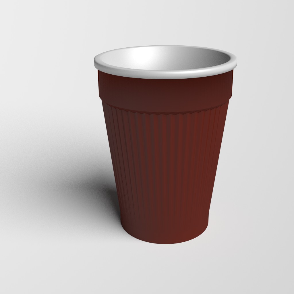 Basic plastic coffe cup preview image 1